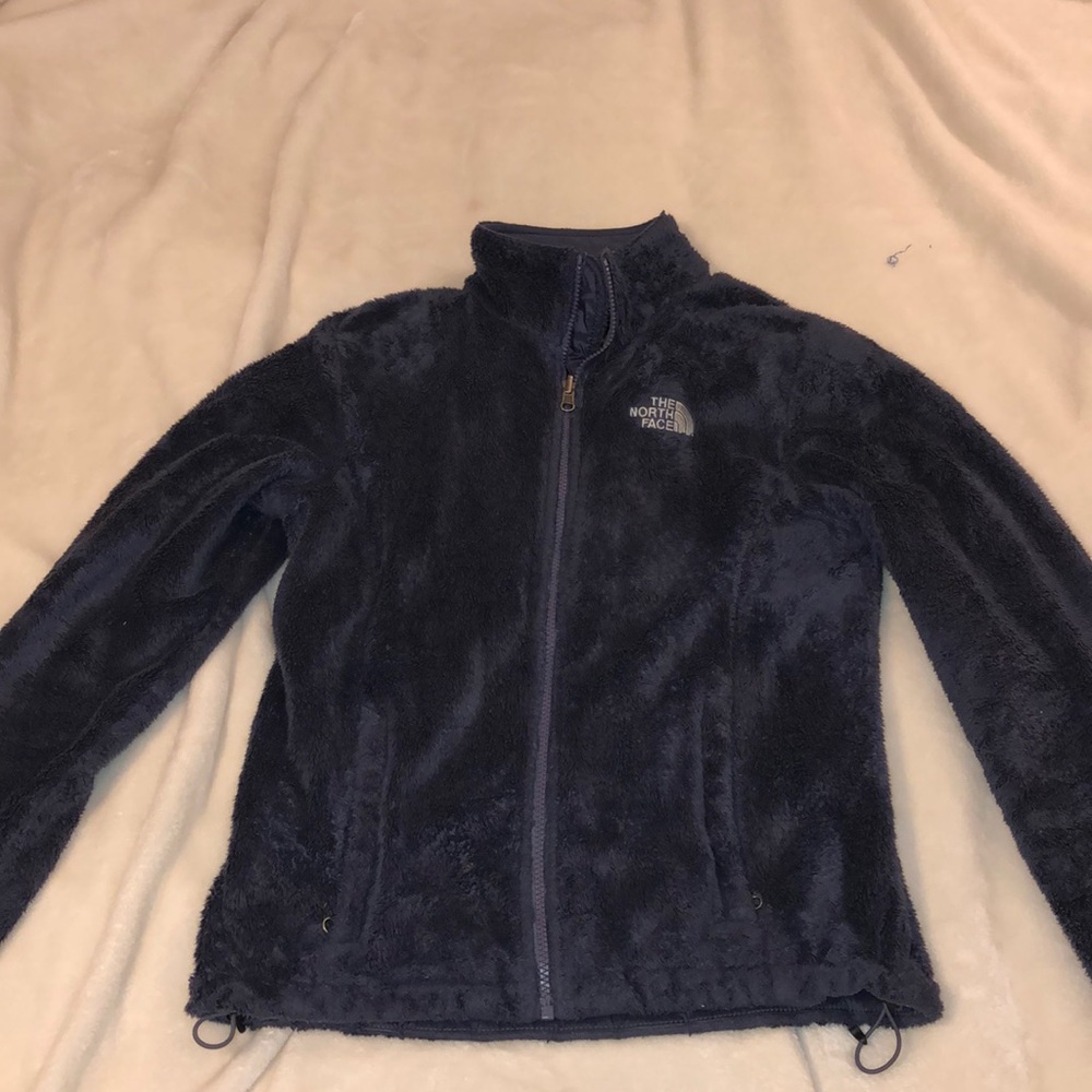 North Face fuzzy zip up